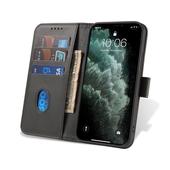 Pokrowiec etui z klapką na magnes Fancy Magnet czarne Oppo Find X5 Pro / 6
