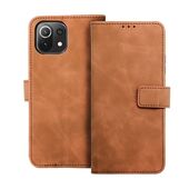 Pokrowiec etui z klapką na magnes Tender Book brązowe Xiaomi Redmi 10 2022 / 2