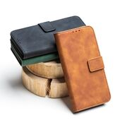 Pokrowiec etui z klapką na magnes Tender Book brązowe Xiaomi Redmi 10 2022 / 6