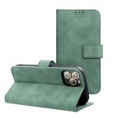 Pokrowiec etui z klapk na magnes Tender Book zielone do APPLE iPhone 12 Pro