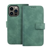 Pokrowiec etui z klapką na magnes Tender Book zielone APPLE iPhone 7 / 2