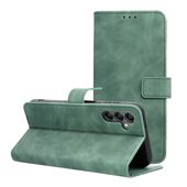 Pokrowiec etui z klapk na magnes Tender Book zielone do SAMSUNG Galaxy A14 4G
