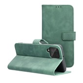 Pokrowiec etui z klapk na magnes Tender Book zielone do SAMSUNG Galaxy A22 4G