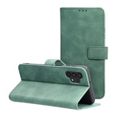 Pokrowiec etui z klapk na magnes Tender Book zielone do SAMSUNG Galaxy A32 5G