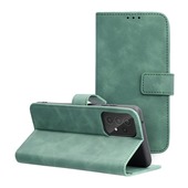 Pokrowiec etui z klapk na magnes Tender Book zielone do SAMSUNG Galaxy A52s 5G