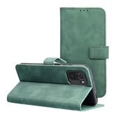Pokrowiec etui z klapk na magnes Tender Book zielone do Xiaomi Redmi Note 10