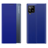 Pokrowiec etui z klapk New Sleep Case niebieskie do SAMSUNG Galaxy A22 4G