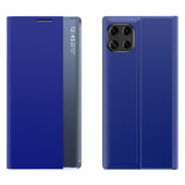 Pokrowiec etui z klapk New Sleep Case niebieskie do SAMSUNG Galaxy A22 5G
