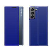 Pokrowiec etui z klapk New Sleep Case niebieskie do SAMSUNG Galaxy S22