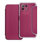 Pokrowiec etui z klapk� Piano Book malinowe do Xiaomi Mi 11 Lite 5G