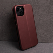 Pokrowiec etui z klapką Portfelowe Smart Diva burgundowe APPLE iPhone 16 Pro Max / 10