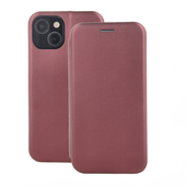 Pokrowiec etui z klapką Portfelowe Smart Diva burgundowe Honor 90 Lite