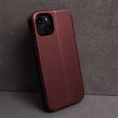 Pokrowiec etui z klapką Portfelowe Smart Diva burgundowe Honor 90 Lite / 10