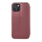 Pokrowiec etui z klapką Portfelowe Smart Diva burgundowe Honor 90 Lite / 3