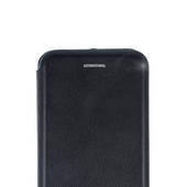 Pokrowiec etui z klapką Portfelowe Smart Diva czarne APPLE iPhone 15 Plus / 5
