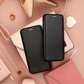 Pokrowiec etui z klapką Portfelowe Smart Diva czarne Xiaomi Redmi Note 13 / 6