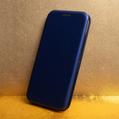 Pokrowiec etui z klapką Portfelowe Smart Diva granatowe Xiaomi Redmi Note 13 / 7