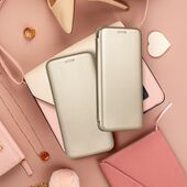 Pokrowiec etui z klapką Portfelowe Smart Diva złote SAMSUNG Galaxy A26 5G / 7