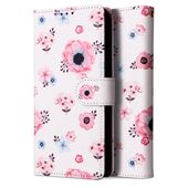 Pokrowiec etui z klapk Tech-protect Wallet Bloom biae do SAMSUNG Galaxy A53 5G