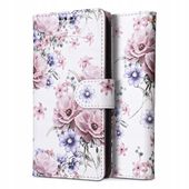 Pokrowiec etui z klapk Tech-protect Wallet Czarne Xiaomi Blossom flower do Xiaomi Redmi 12C