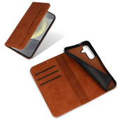 Pokrowiec etui z klapką Wonder Prime brązowe Xiaomi Redmi Note 10 Pro Max / 5