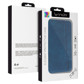 Pokrowiec etui z klapką Wonder Prime granatowe Xiaomi Redmi Note 13 / 8