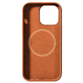 Pokrowiec etui zamszowe Alcane Magsafe Case brązowe APPLE iPhone 15 / 3