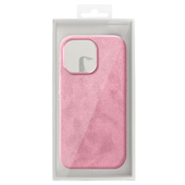 Pokrowiec etui zamszowe Alcane Magsafe Case jasnoróżowe APPLE iPhone 15 / 8