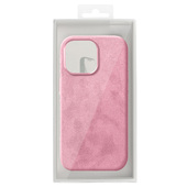 Pokrowiec etui zamszowe Alcane Magsafe Case jasnoróżowe APPLE iPhone 16 Pro Max / 8