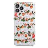 Pokrowiec etui zimowe wz�r �a�cuch do SAMSUNG Galaxy A22 4G