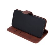 Pokrowiec etui z klapką na magnes Smart Velvet brązowe Xiaomi Redmi 9C NFC / 3