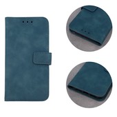 Pokrowiec etui z klapką na magnes Smart Velvet ciemnozielone APPLE iPhone 7 / 4