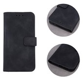 Pokrowiec etui z klapką na magnes Smart Velvet czarne Xiaomi Redmi 9C NFC / 4