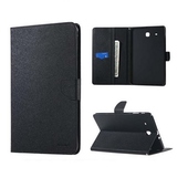 Pokrowiec etui z klapk na magnes Fancy Case czarne do SAMSUNG Galaxy Tab S3 LTE SM-T825