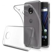 Pokrowiec silikonowe etui Back Case przeroczyste do MOTOROLA Moto G5S Plus