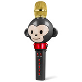 Mikrofon z gonikiem Maxlife MX-100 Animal czarny do ALCATEL One Touch Idol 3 4.7 cala