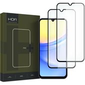 Szko hartowane Hofi Glass Pro+ 2-pack / A25 5g czarne do SAMSUNG Galaxy A15