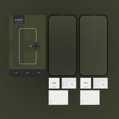 Szkło hartowane Hofi Glass Pro+ 2-pack czarne APPLE iPhone 16 Pro Max / 4