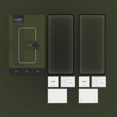 Szkło hartowane Hofi Glass Pro+ 2-pack czarne Realme C67 / 4