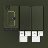 Szkło hartowane Hofi Glass Pro+ 2-pack Plus czarne SAMSUNG Galaxy S25 Plus / 4