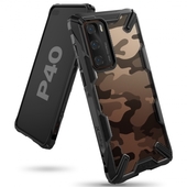 etui prze�roczyste Etui Ringke Fusion X Camo Czarne do HUAWEI P40