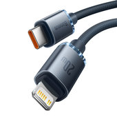 Kabel USB Baseus Typ-C na Lightning 20W Crystal Shine Series 2m czarny APPLE iPad 7 10.2 / 2