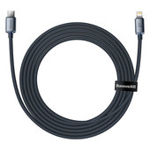 Kabel USB Baseus Typ-C na Lightning 20W Crystal Shine Series 2m czarny APPLE iPad 7 10.2 / 4