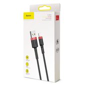 Kabel USB Baseus Cafule 3m 2A Lightning czarno-czerwony APPLE iPad 7 10.2 / 9