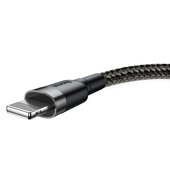 Kabel USB Baseus Cafule 3m 2A Lightning czarno-szary APPLE iPad 7 10.2 / 3