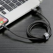 Kabel USB Baseus Cafule 3m 2A Lightning czarno-szary APPLE iPad 7 10.2 / 8