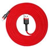 Kabel USB Baseus Cafule 3m 2A Lightning czerwony do APPLE iPhone 14 Pro Max