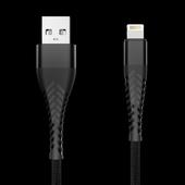 Kabel USB eXtreme Spider 3A 1m Lightning czarny do APPLE iPhone 7