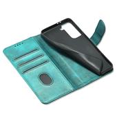 Pokrowiec etui z klapką na magnes Marva​ Wallet zielone MOTOROLA Edge 30 Neo / 3