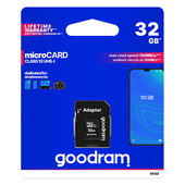 Karta pamici MicroSD 32GB GOODRAM class 10 do ALCATEL 1X 2019